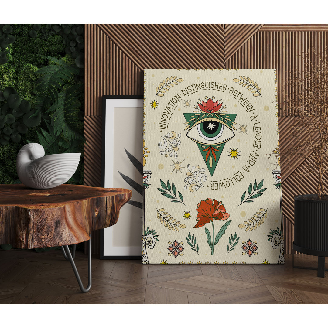 Hippie Art  - Innovation Als Leinwandbild | Wandbild | Kunstdruck | Fertig Bespannt