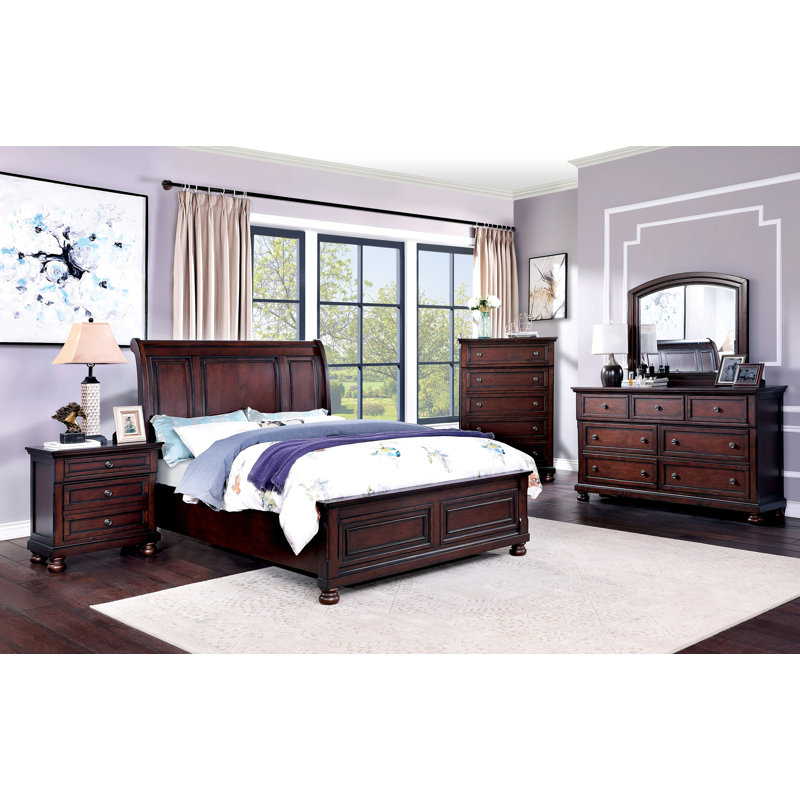 Sherlene Solid Wood Piece Bedroom Set