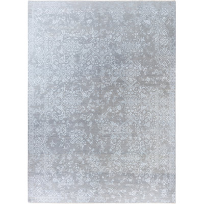 Overdyed One-of-a-Kind 9' 0" X 12' 3" Hand Knotted Area Rug