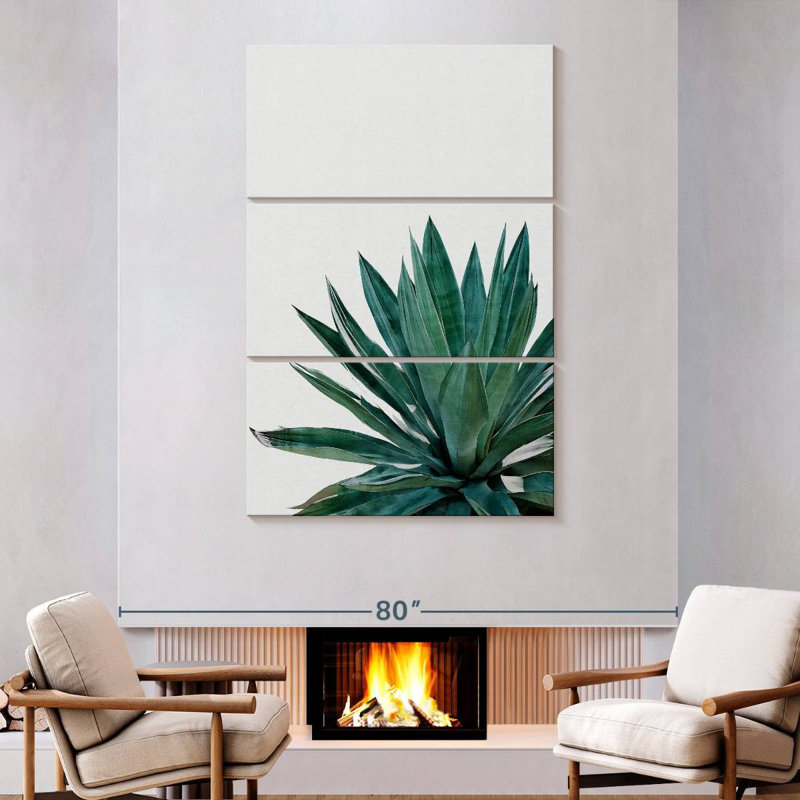 Cactus Harnek Agave, H 74 po x l 48 po