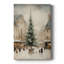 Tinsel - Bougie dorée à l'aube - Toile tendue avec châssis de qualité supérieure-34297516