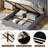 Yamada Hydraulic  Lift Up Upholstered  Storage Bed-2021448823-2021448821