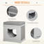 Engineered Wood Nest Pet Bed