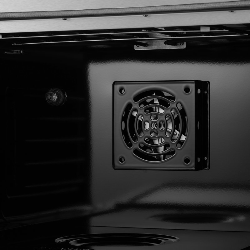 Cuisinière à carburant double 36 po Valente, Noir