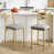 Gray Seat/ Gold Frame