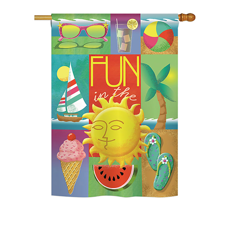 Double Sided Polyester, 40" H x 28" W