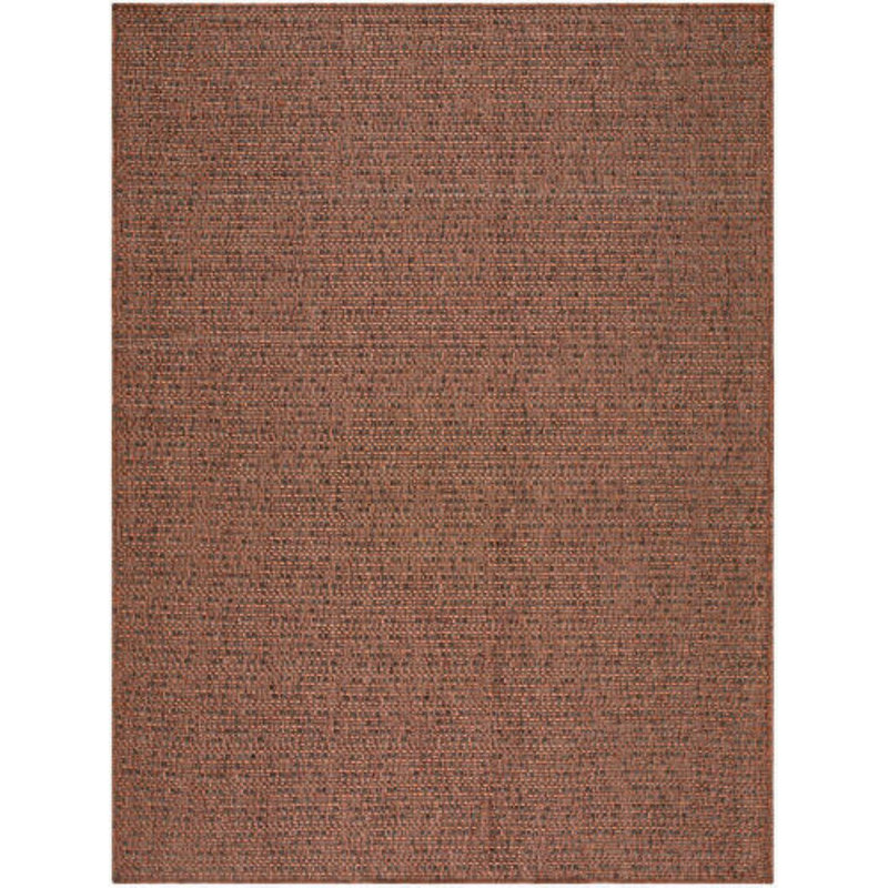 Lumina  Machine Woven Rug, Rectangle 5'1" x 7', Dark Brown