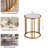 Mackinzy Stone Top End Table