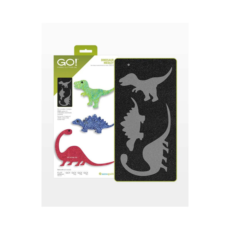Accuquilt GO! Dinosaure Medley