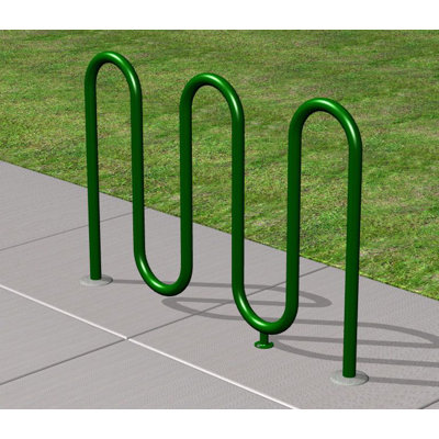 Metal Anchored Bike Rack