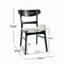 5-Piece Dining Set, Rubberwood Frame, One Table And 4 Upholstered Chairs