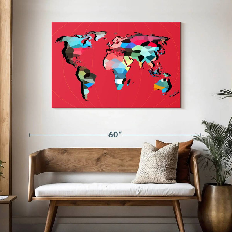 Map I, 30" H x 45" W