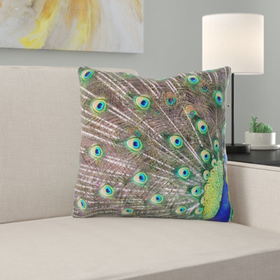 Coussin peacock