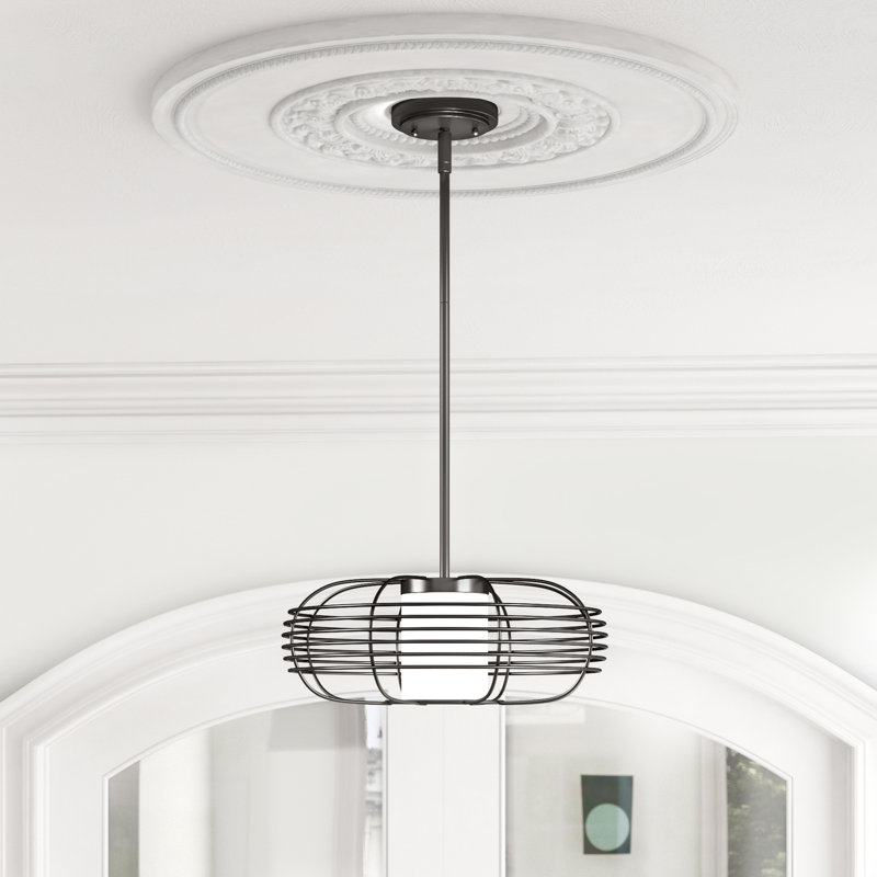 Luminaire suspendu géométrique unique à 1 lumière Iroha
