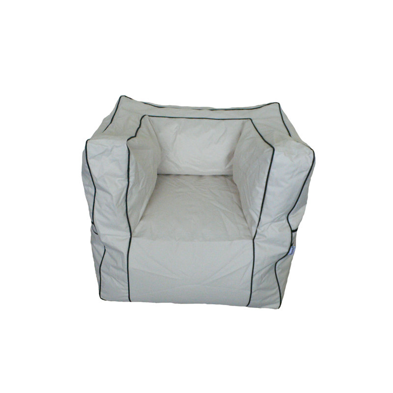 Grand fauteuil à billes Boscoman, Mélange de polyester beige
