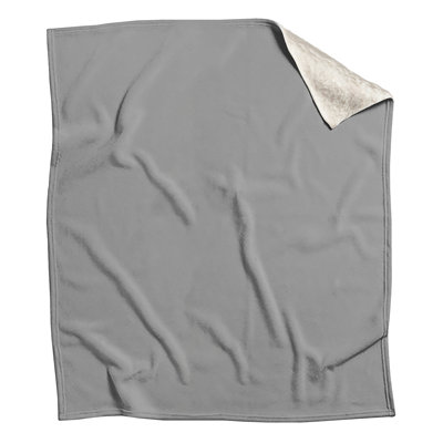 Gray Abstract Mountains Blankets