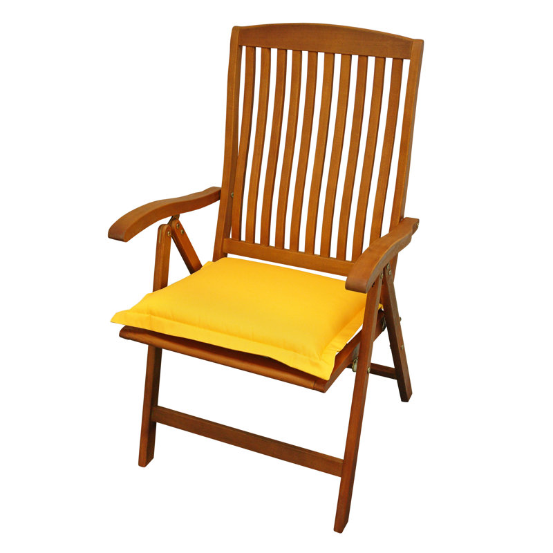 Premium Dining Chair Cushion, Yellow