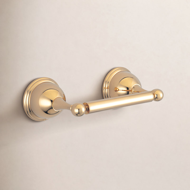 Kingston Brass Restoration Toilet Paper Holder, Polished Brass