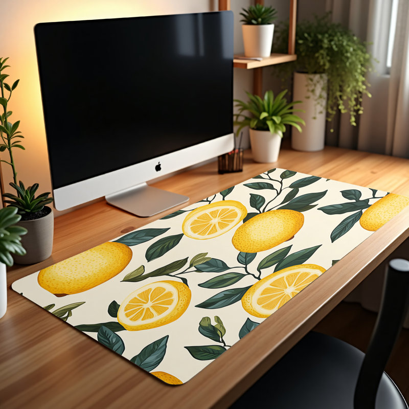 Polyester Desk Pad, 14.4x12.1