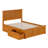 Madison Solid Wood Platform Bed with Matching Footboard & Storage Drawers -96140352-96140351