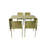 Silas Aluminum 5 Pc Dining Set