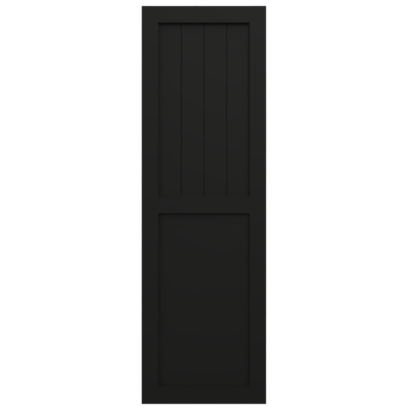 Volets combinés EnduraCore, 15"W, Noir, 50"H