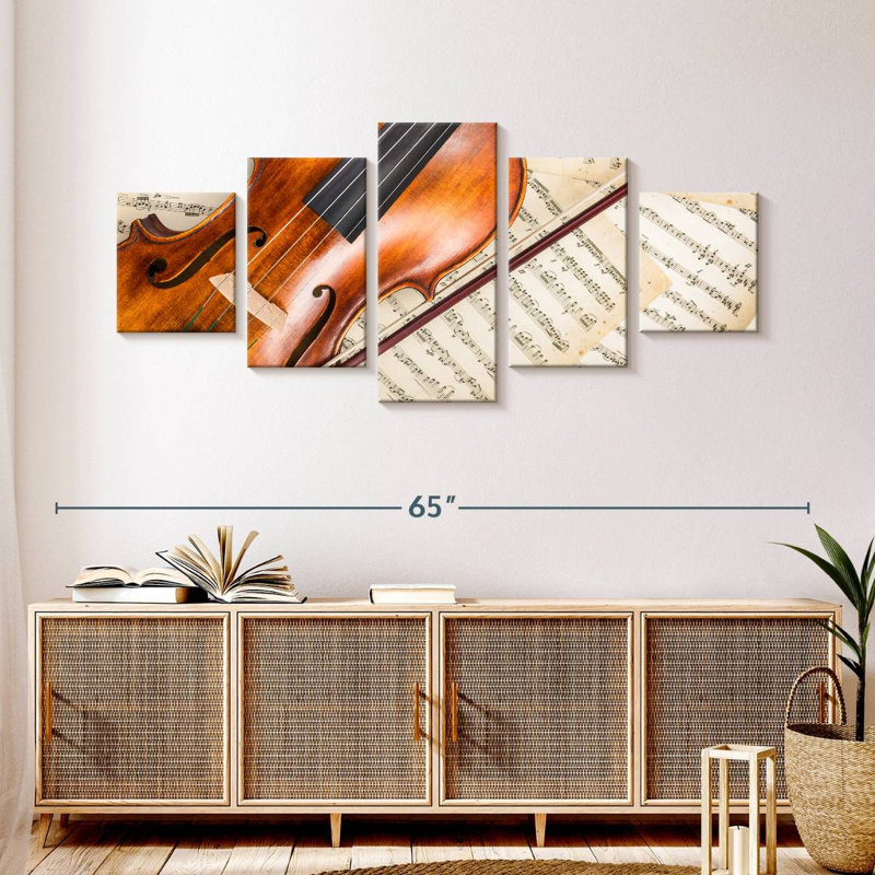 Violin, 24" H x 55" W