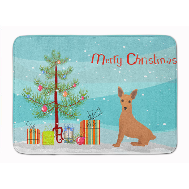 Tapis pour salle de bain chinois, Pinscher miniature
