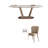 Modern Rectangular Rock Slab Dining Table Sets-102526540