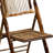 American Champion Bamboo Wood Folding Dining Chairs