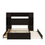 Grand lit en bois avec armoire et lit gigogne-121087762-121087761