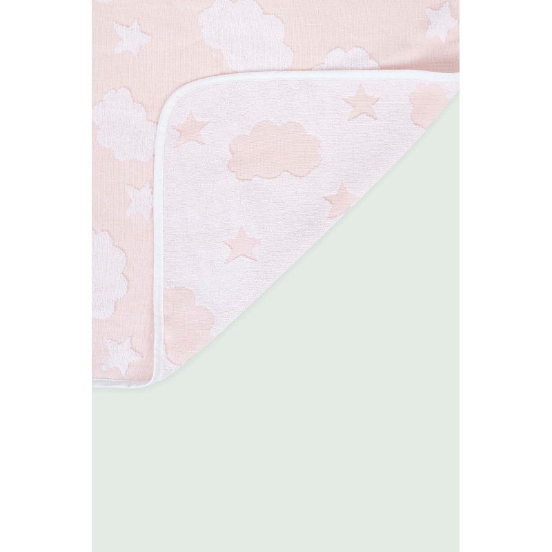 Serviette de bain 100% coton Maliha, Poudre