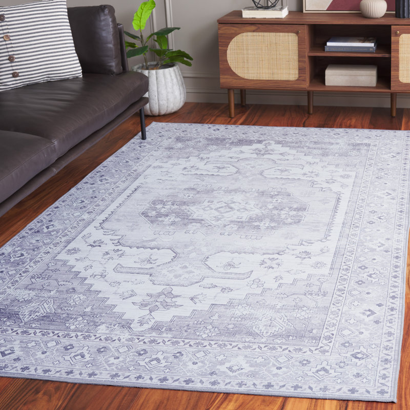 Shaelan Performance Machine Washable Oriental Rug, Rectangle 5' x 8'