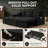 83.5'' Convertible Sleeper Sofa with Pull-Out Bed, Corduroy L Shaped Sectional Couch with Storage Chaise & USB Charging Port-34208683