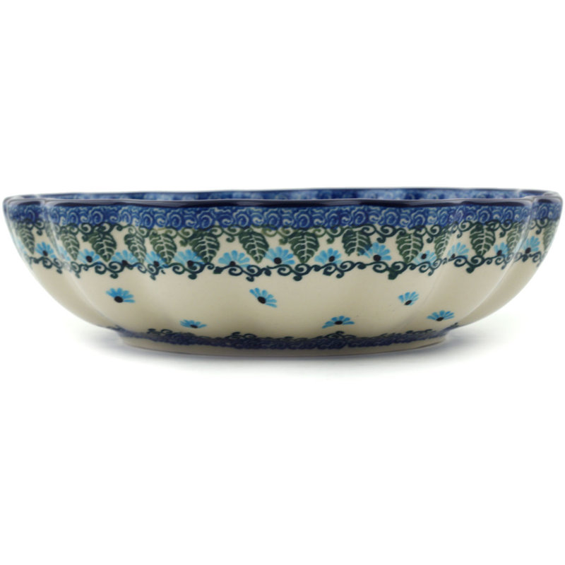Forget Me Not Stoneware Serving Bowl