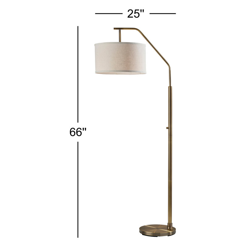 Lampe de travail sur pied 66 po Dewald