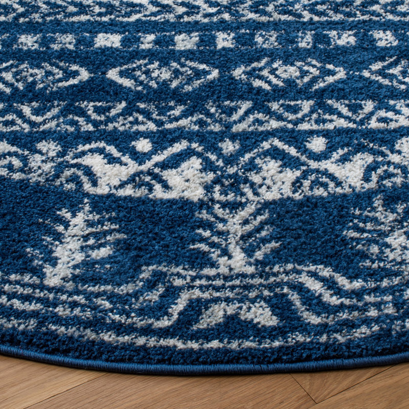 Tulum Performance Southwestern Rug, Round 6'7"