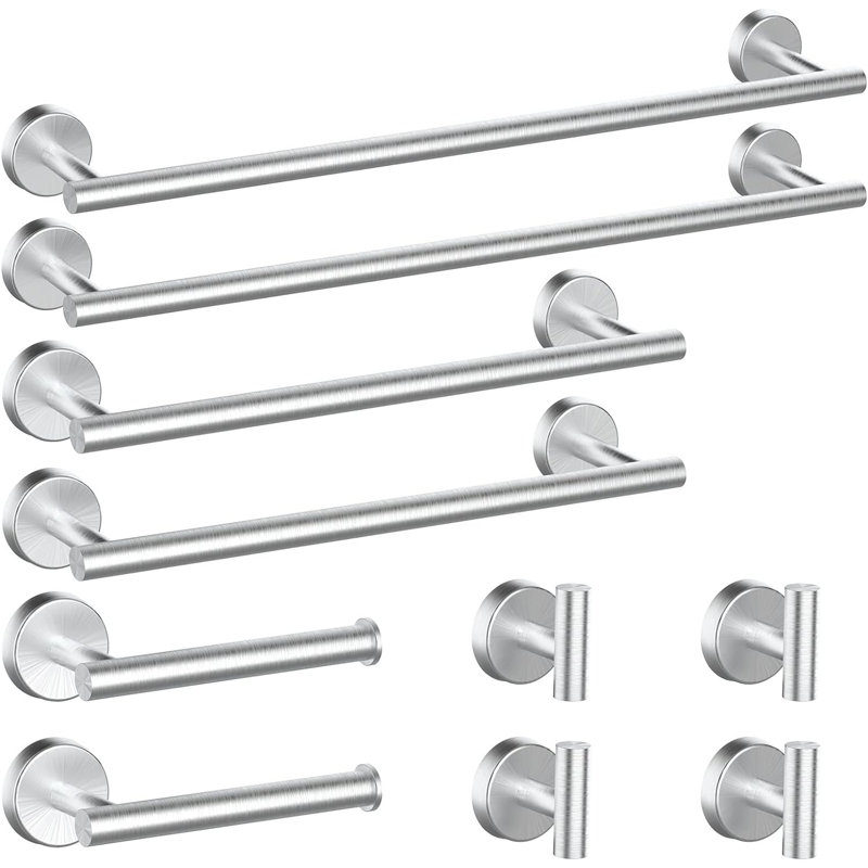 5 - Piece Bathroom Hardware Set, Brushed Nickel