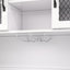 Garde-manger 70,9 po avec éclairage à DEL, rangement pour 9 bouteilles de vin et tablettes réglables pour étagère de cuisine, avec tablette intégrée-131142601