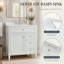 Meuble-lavabo moderne de 76 cm avec lavabo, grand espace de rangement et design minimaliste élégant pour une organisation efficace-1078837148-1078837219