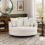 Fauteuil demi-tonneau moderne surdimensionné avec coussins l 59,8 po Modern-1229153663