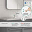 Robinet pour salle de bain à 2 poignées avec drain Doris-83571803