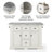 Diamondback 50 " W Kitchen Island Set with Stainless Steel Top