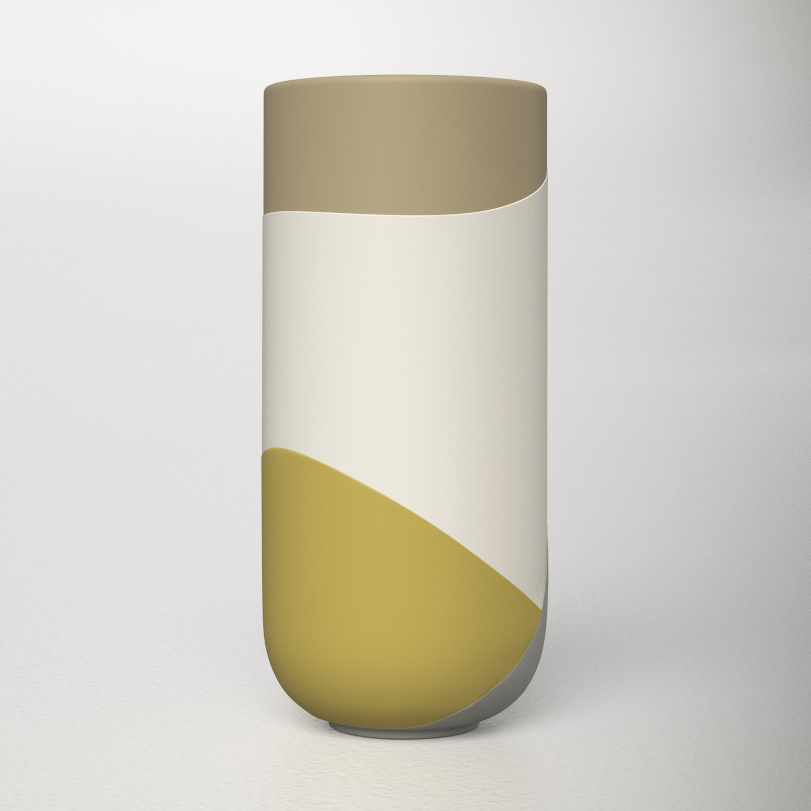 Tami 7.75'' Handmade Ceramic Table Vase, Yellow