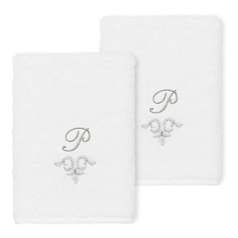 Monica Turkish Cotton Washcloth, P, White