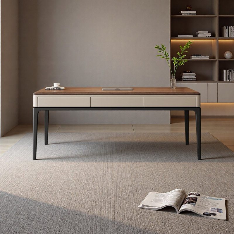 Bureau en bois massif Creative Designer, H 29,52 po x l 55,11 po x P 27,55 po