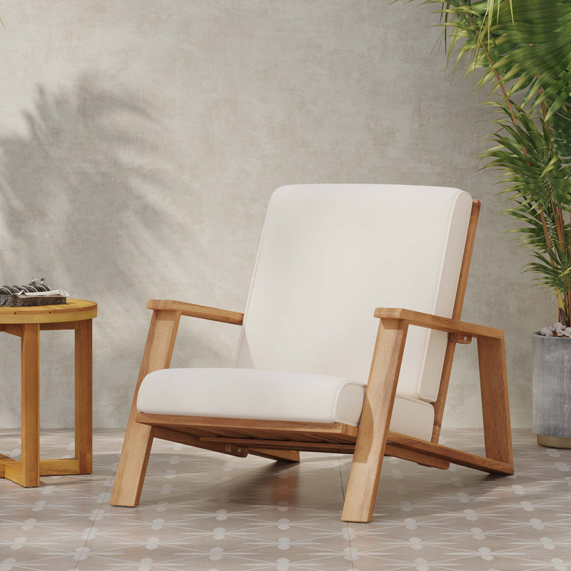 Fauteuil club moderne, Beige