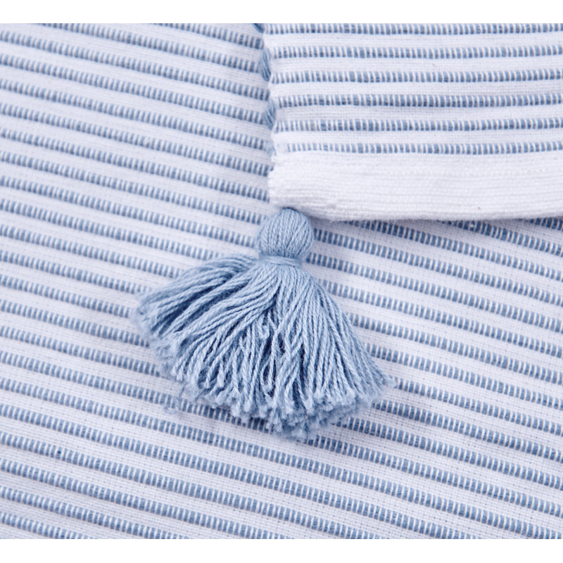 Broder Bree Cotton Table Runner, Sky