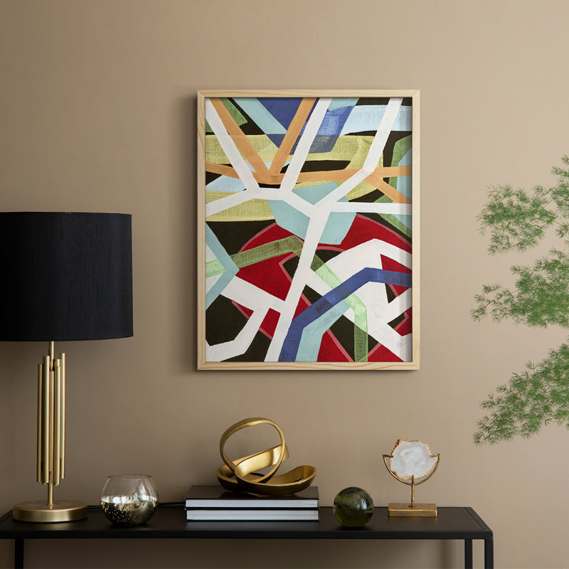 «Magnetic Color II», reproduction encadrée - bois massif, H 30 po x l 24 po