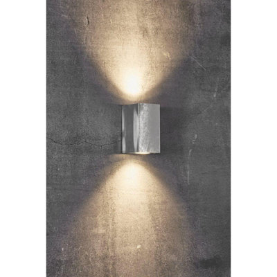 Fold Grey 17cm H Outdoor Flush Mount